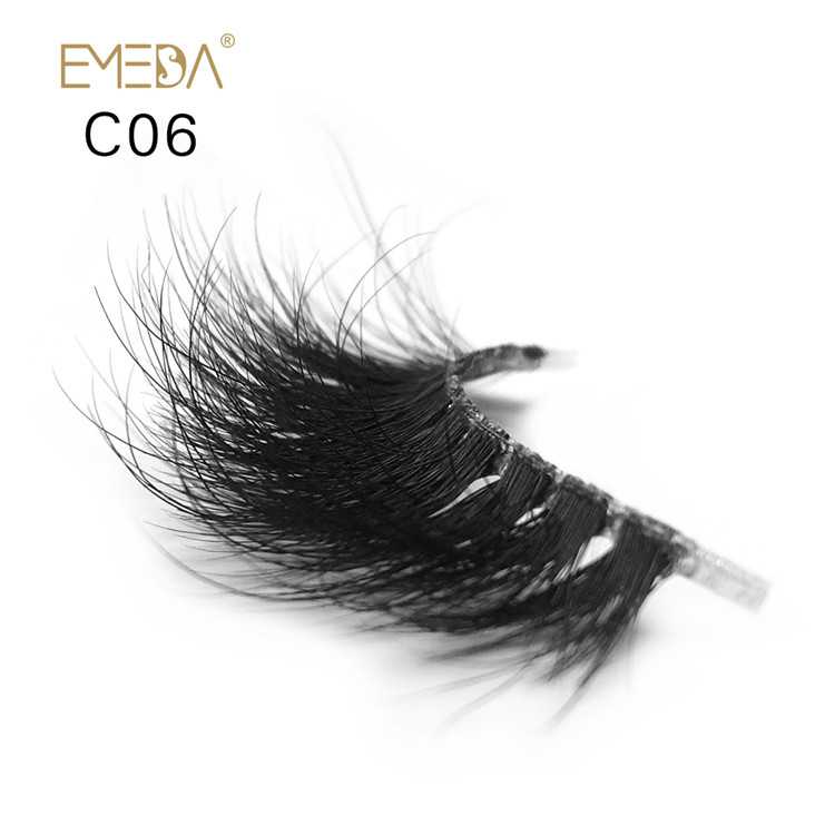 Permanent Long Real Fur 3d Mink Eyelashes Y-PY1